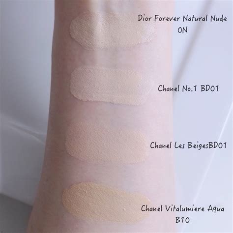 chanel n1 foundation swatches|1 de chanel foundation instructions.